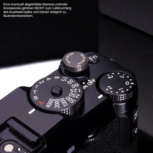 Auslöseknöpfe | Grau / Silber, Messing | Gariz Design | Gariz Auslöseknopf / Soft Release Button Für Leica Fuji Nikon Etc. / Xa-sb4