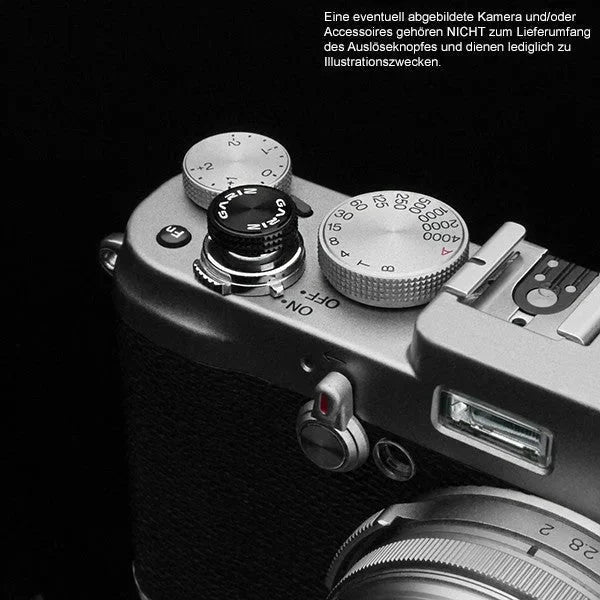 Auslöseknöpfe | Messing, Schwarz | Gariz Design | Gariz Auslöseknopf / Soft Release Button Für Leica Fuji Nikon Etc. / Xa-sba1