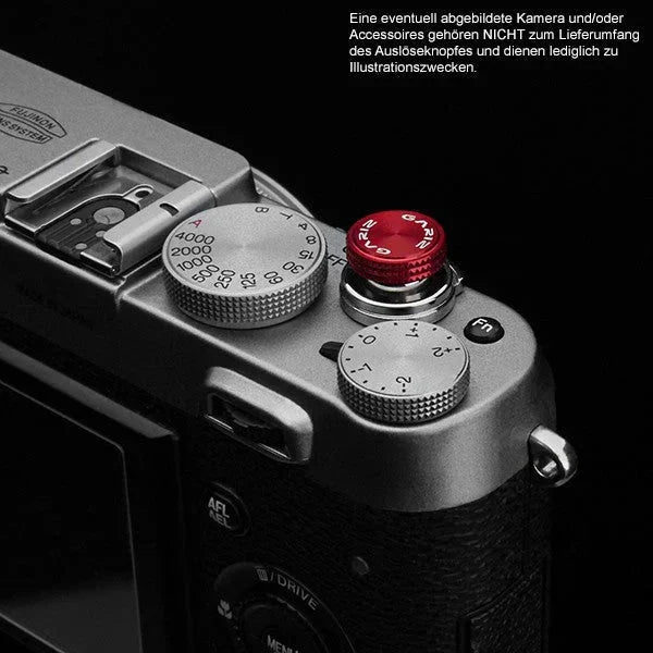 Auslöseknöpfe | Messing, Rot | Gariz Design | Gariz Auslöseknopf / Soft Release Button Für Leica Fuji Nikon Etc. / Xa-sba3