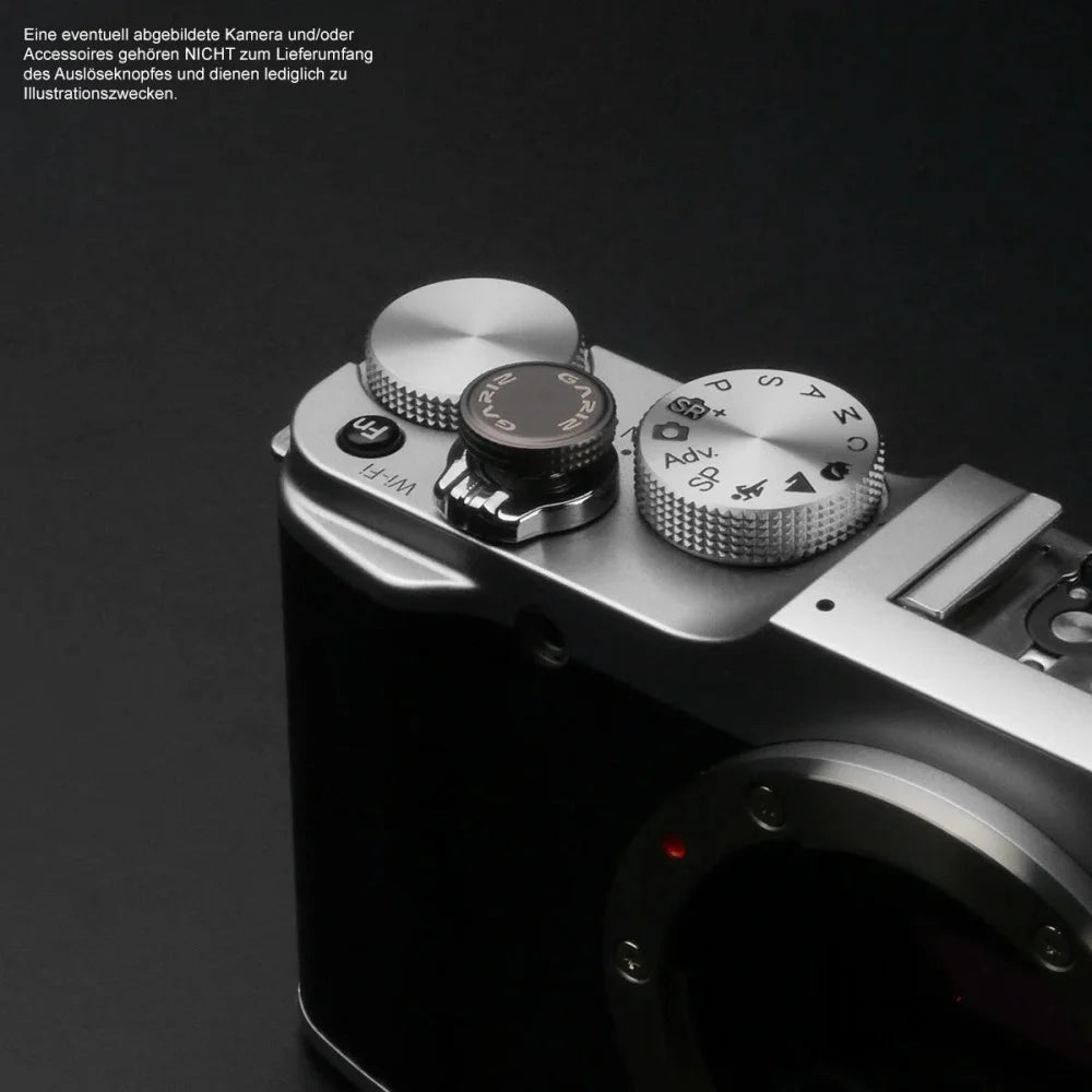 Auslöseknöpfe | Grau / Silber, Messing | Gariz Design | Gariz Auslöseknopf / Soft Release Button Für Panasonic g Sony Nex Etc. Xa-sb7