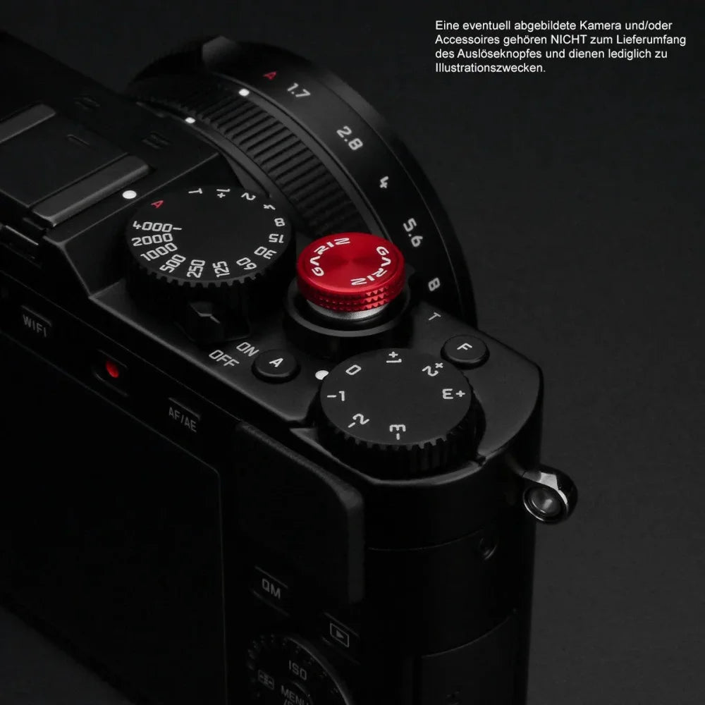 Auslöseknöpfe | Messing, Rot | Gariz Design | Gariz Auslöseknopf / Soft Release Button Für Panasonic g Sony Nex Etc. Xa-sba6