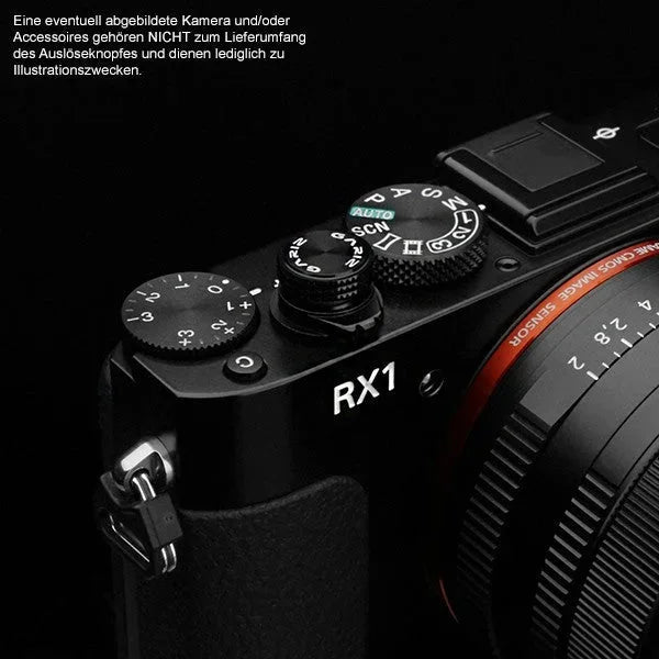 Auslöseknöpfe | Messing, Schwarz | Gariz Design | Gariz Auslöseknopf / Soft Release Button Speziell Für Sony Rx Kameras / Xa-sba1s