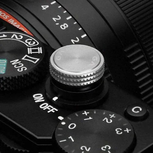 Auslöseknöpfe | Grau / Silber, Messing | Gariz Design | Gariz Auslöseknopf / Soft Release Button Speziell Für Sony Rx Kameras / Xa-sba2s