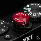 Auslöseknöpfe | Messing, Rot | Gariz Design | Gariz Auslöseknopf / Soft Release Button Speziell Für Sony Rx Kameras / Xa-sba3s