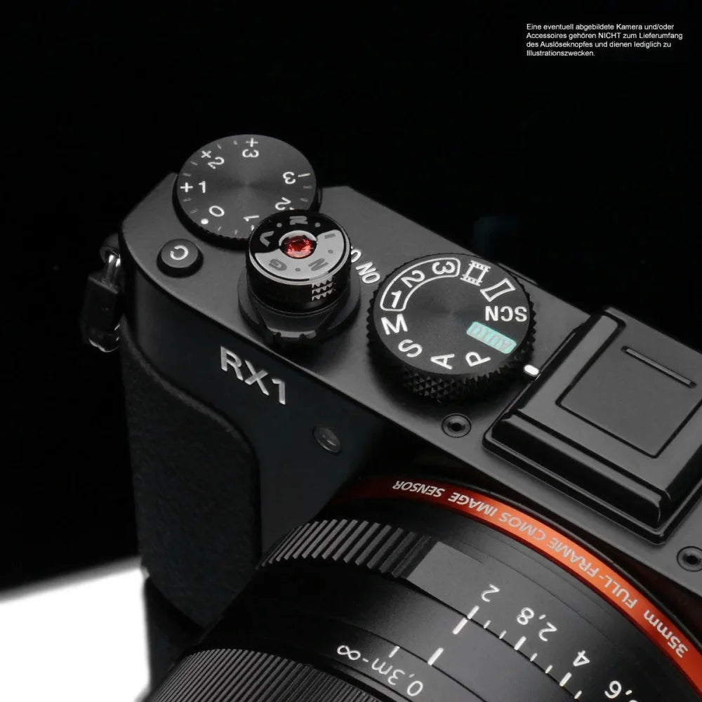 Auslöseknöpfe | Edelstein, Messing, Schwarz | Gariz Design | Gariz Auslöseknopf / Soft Release Button Speziell Für Sony Rx Kameras /