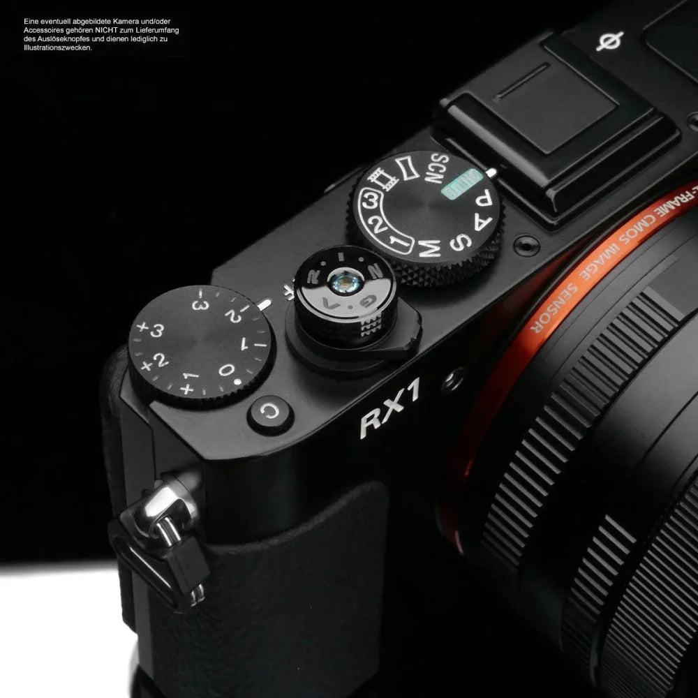 Auslöseknöpfe | Edelstein, Messing, Schwarz | Gariz Design | Gariz Auslöseknopf / Soft Release Button Speziell Für Sony Rx Kameras / Xa-sbts