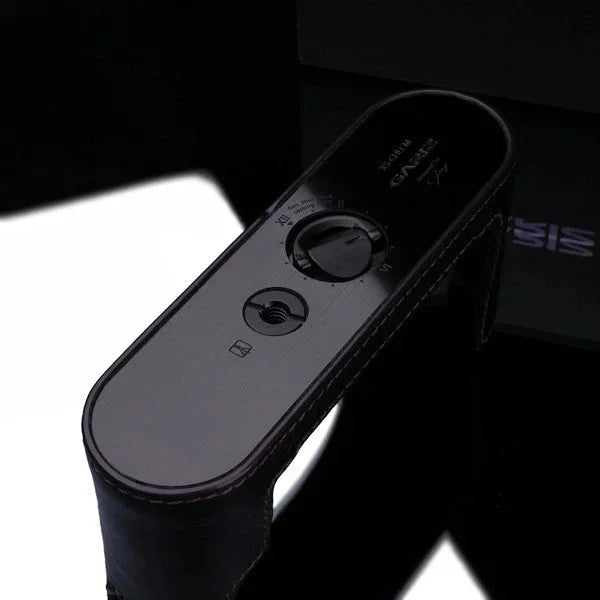 Half Case Bereitschaftstasche | Dunkelbraun, Leder, Leica | Gariz Design | Gariz Black-label Kameratasche Leder Tasche Für Leica m (Typ 240)