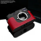 Half Case Bereitschaftstasche | Leder, Leica, Rot | Gariz Design | Gariz Black-label Kameratasche Leder Tasche Leica M8 / M9 / m Mono /
