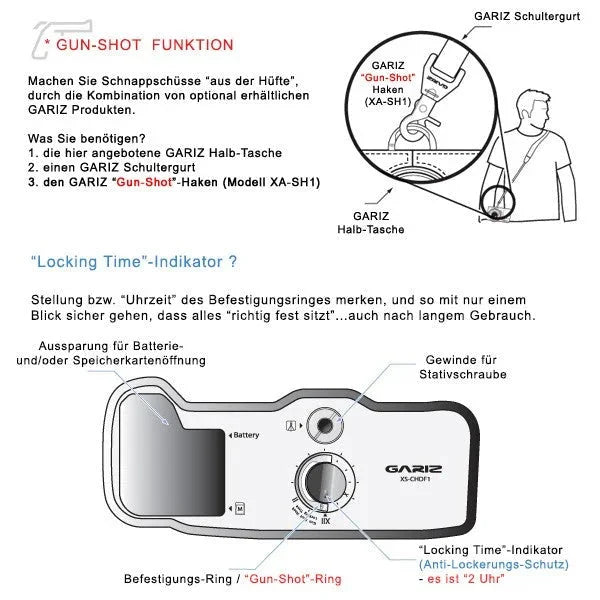 Half Case Bereitschaftstasche | Dunkelbraun, Leder, Nikon | Gariz Design | Gariz Kameratasche Ledertasche Tasche Fototasche Für Nikon Df