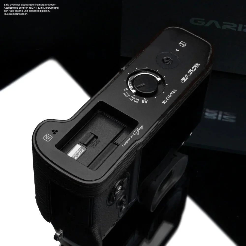Half Case Bereitschaftstasche | Fuji, Leder, Schwarz | Gariz Design | Gariz Kameratasche Ledertasche Tasche Für Fuji X-t3 X-t2 | Leder |