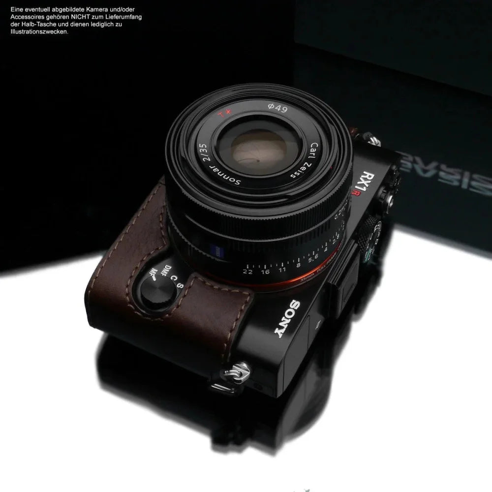 Half Case Bereitschaftstasche | Leder, Sony | Gariz Design | Gariz Kameratasche Ledertasche Tasche Für Sony Dsc-rx1r2 Rx1r Ii / Hg-rx1r2br