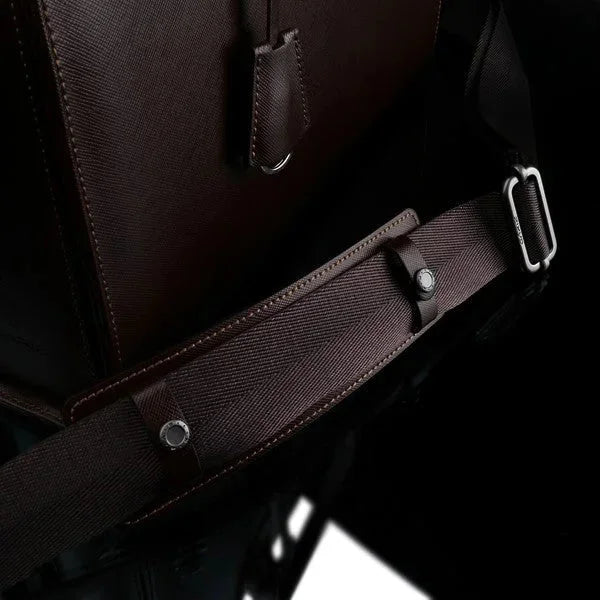 Fototaschen | Dunkelbraun, Leder | Gariz Design | Gariz Leder Aktentasche Umhängetasche Ipad Notebook Tasche + Kamerafach Bb-lbcbr