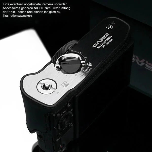 Half Case Bereitschaftstasche | Leder, Schwarz, Sony | Gariz Design | Gariz Leder Kameratasche Tasche Für Sony Dsc-rx100 Mark Iii & Iv /