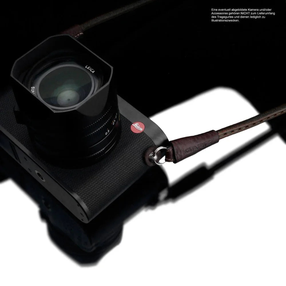Kameragurte | Dunkelbraun, Leder | Gariz Design | Gariz Leder Systemkamera Kamera-gurt / Schultergurt / Trageriemen / Xs-csnlbr