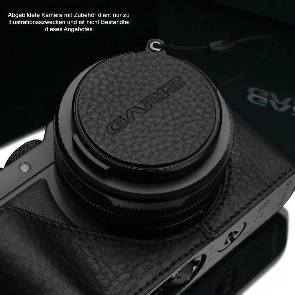 Objektivdeckel Sicherung | Leder | Gariz Design | Gariz Objektivdeckel Sicherung Für Leica D-lux & Panasonic Dmc-lx100 / Xa-cfdlbk