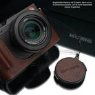 Objektivdeckel Sicherung | Leder | Gariz Design | Gariz Objektivdeckel Sicherung Für Leica D-lux & Panasonic Dmc-lx100 / Xa-cfdlbr