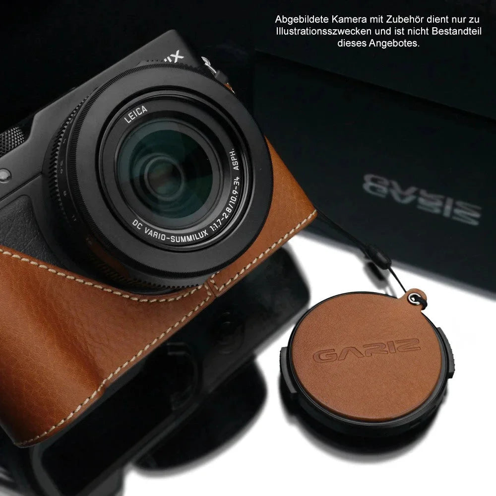 Objektivdeckel Sicherung | Leder | Gariz Design | Gariz Objektivdeckel Sicherung Für Leica D-lux & Panasonic Dmc-lx100 / Xa-cfdlcm