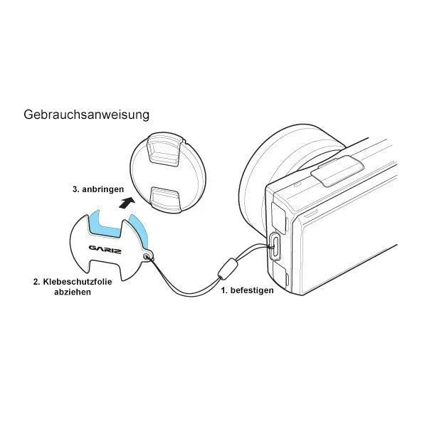 Objektivdeckel Sicherung | Leder | Gariz Design | Gariz Objektivdeckel Sicherung Für Viele Sony e Und Alpha Objektive/xa-cfsm