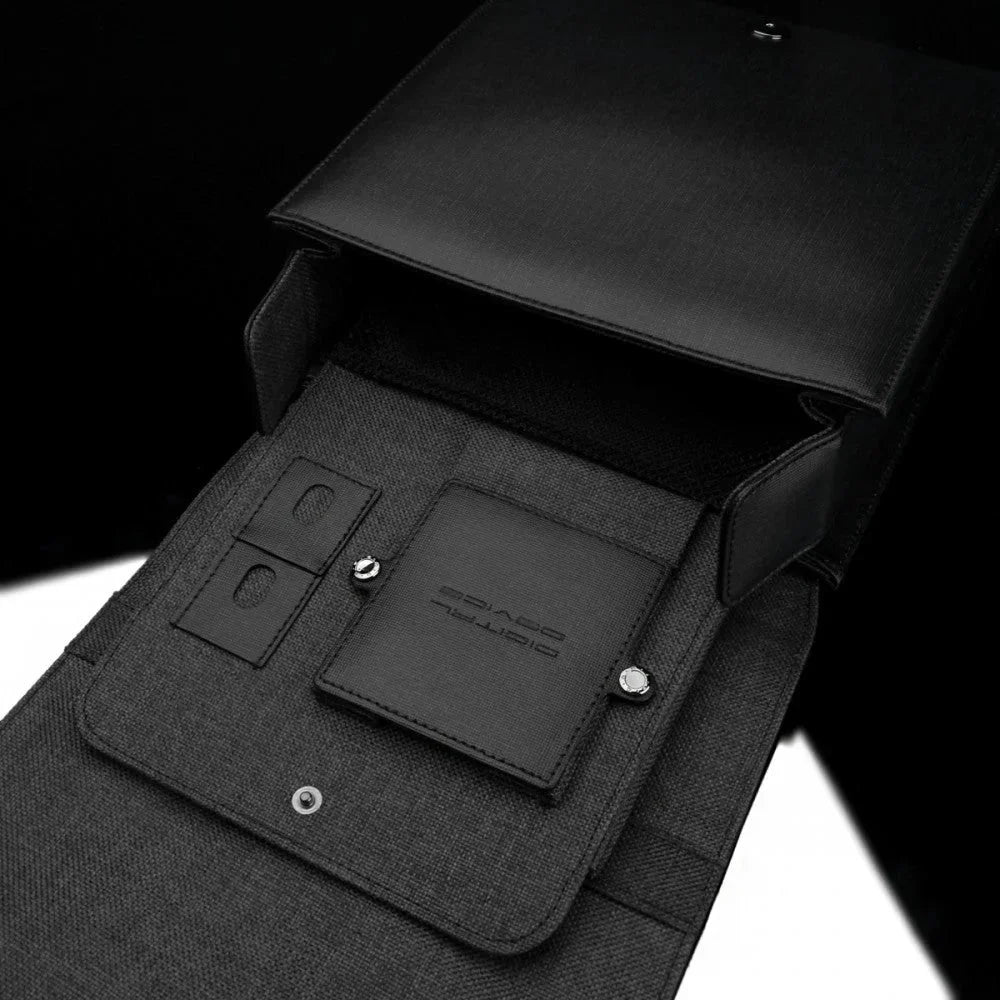 Fototaschen | Leder, Schwarz | Gariz Design | Gariz Tasche Umhängetasche Schultertasche (kamera- & Mini Tablet Fach) Bb-lcbbk