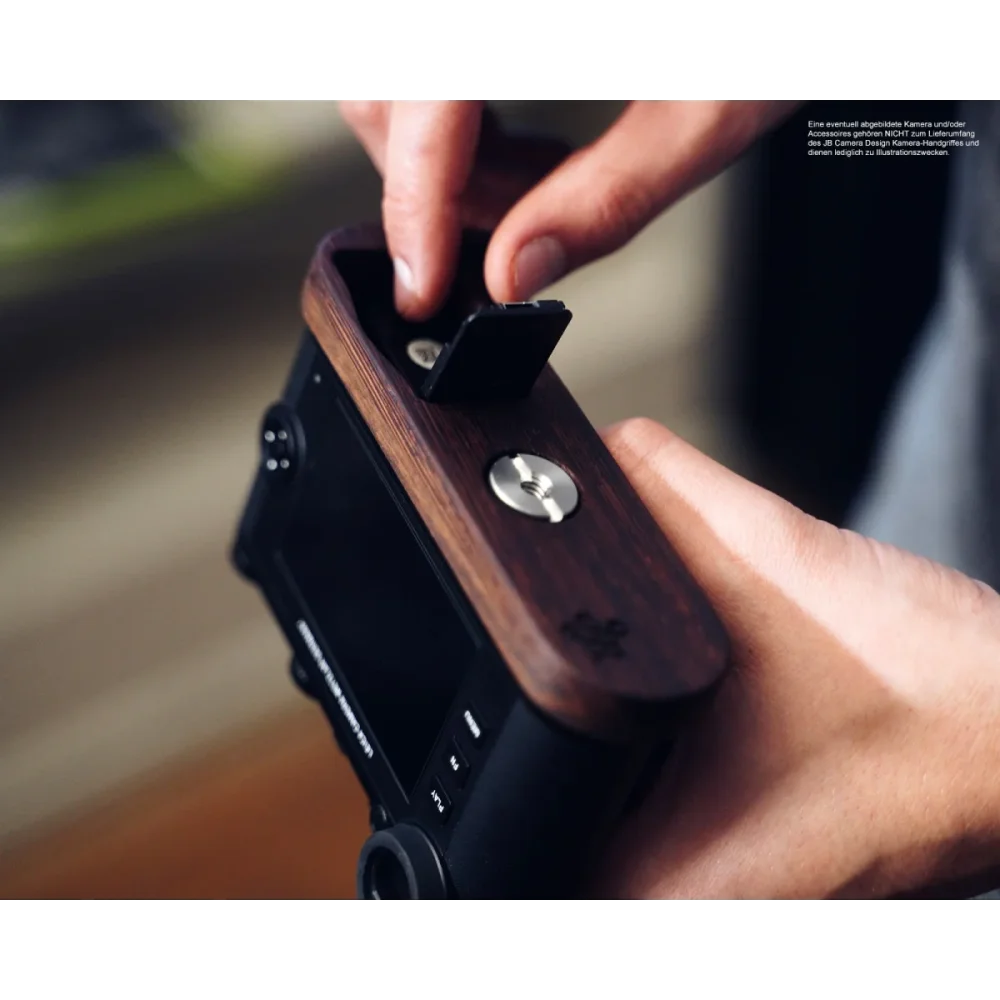 Kameragriffe | Dunkelbraun | J.b. Camera Designs Usa | Griff Für Leica Cl Kamera Aus Holz | Braun Dunkelbraun | Jb Camera Designs Usa