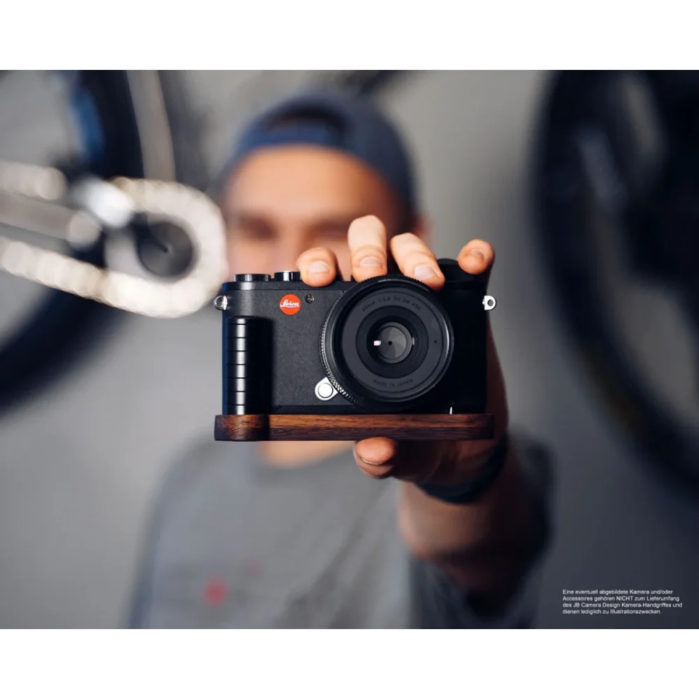 Kameragriffe | Dunkelbraun | J.b. Camera Designs Usa | Griff Für Leica Cl Kamera Aus Holz | Braun Dunkelbraun | Jb Camera Designs Usa