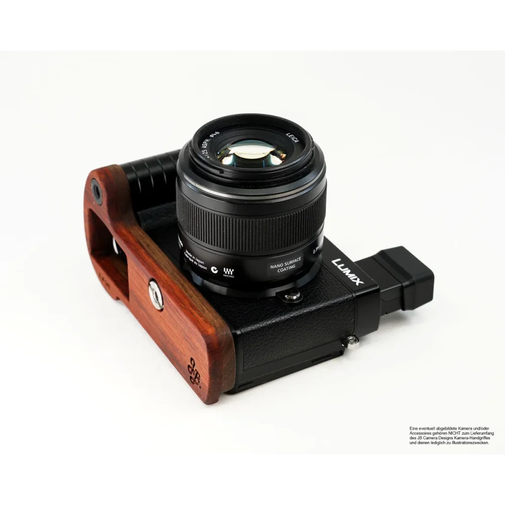 Kameragriffe | Rot-braun | J.b. Camera Designs Usa | Griff Für Panasonic Dc-gx9 Von Jb Camera Designs | Padouk Edel Holz | Orange Rot
