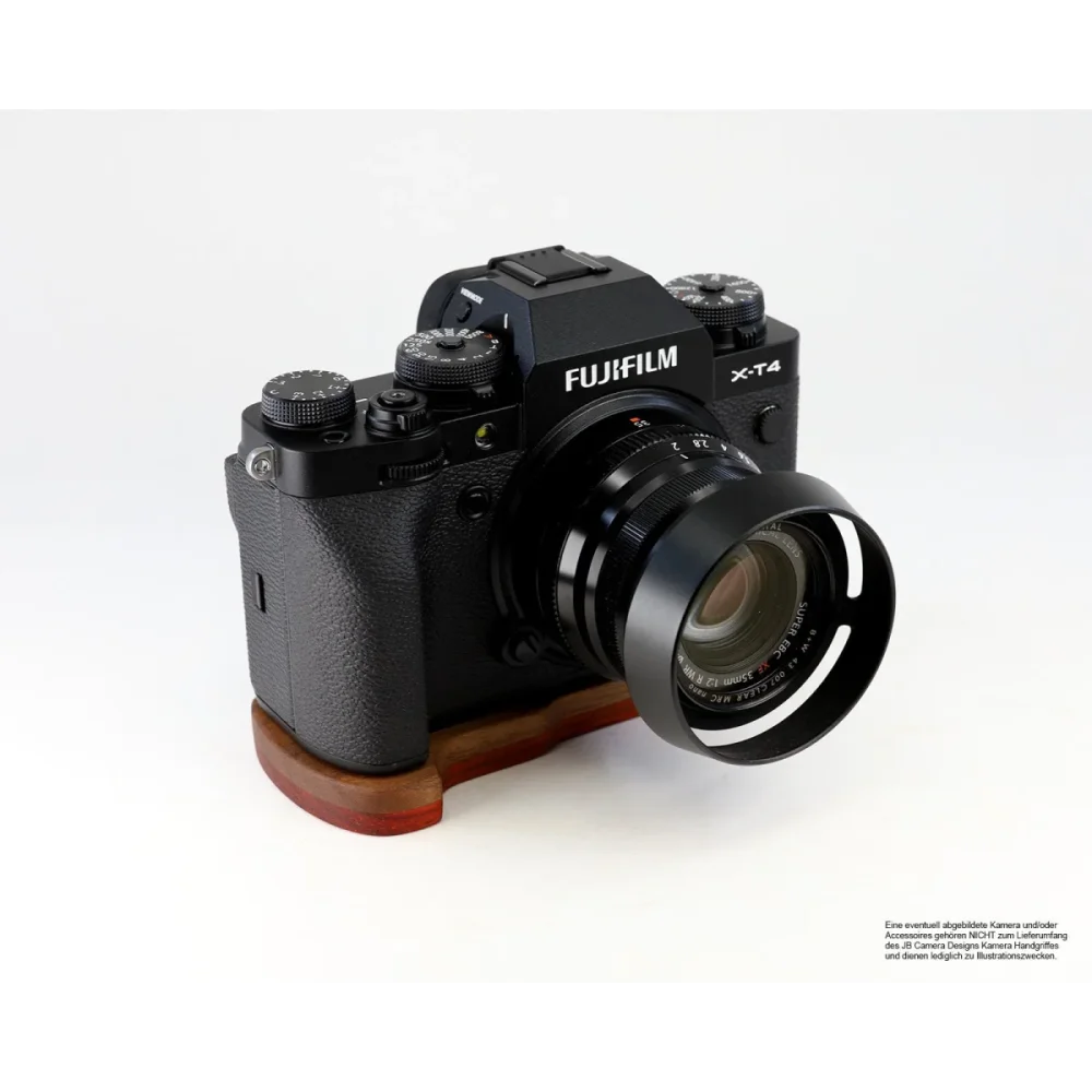 Kameragriffe | Fuji, Padouk, Rot-braun | J.b. Camera Designs Usa | Griffverlängerung Für Fuji X-t4 Systemkamera | Padouk Holz | Jb Camera