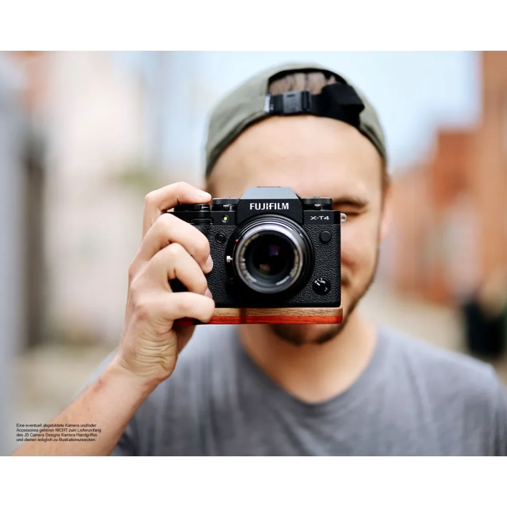 Kameragriffe | Fuji, Padouk, Rot-braun | J.b. Camera Designs Usa | Griffverlängerung Für Fuji X-t4 Systemkamera | Padouk Holz | Jb Camera