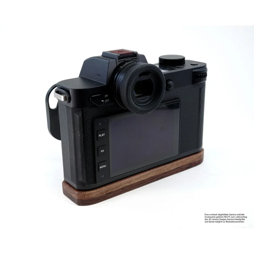 Kameragriffe | Dunkelbraun, Leica, Wenge | J.b. Camera Designs Usa | Griffverlängerung Für Leica Sl2 Kamera | Wenge Holz | Braun | Jb Camera