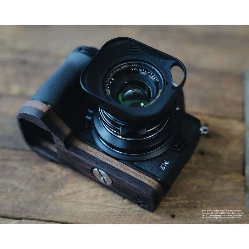 Kameragriffe | Dunkelbraun, Nikon, Wenge | J.b. Camera Designs Usa | Griffverlängerung Für Nikon Z50 Aus Wenge Edel Holz | Braun | Jb Camera