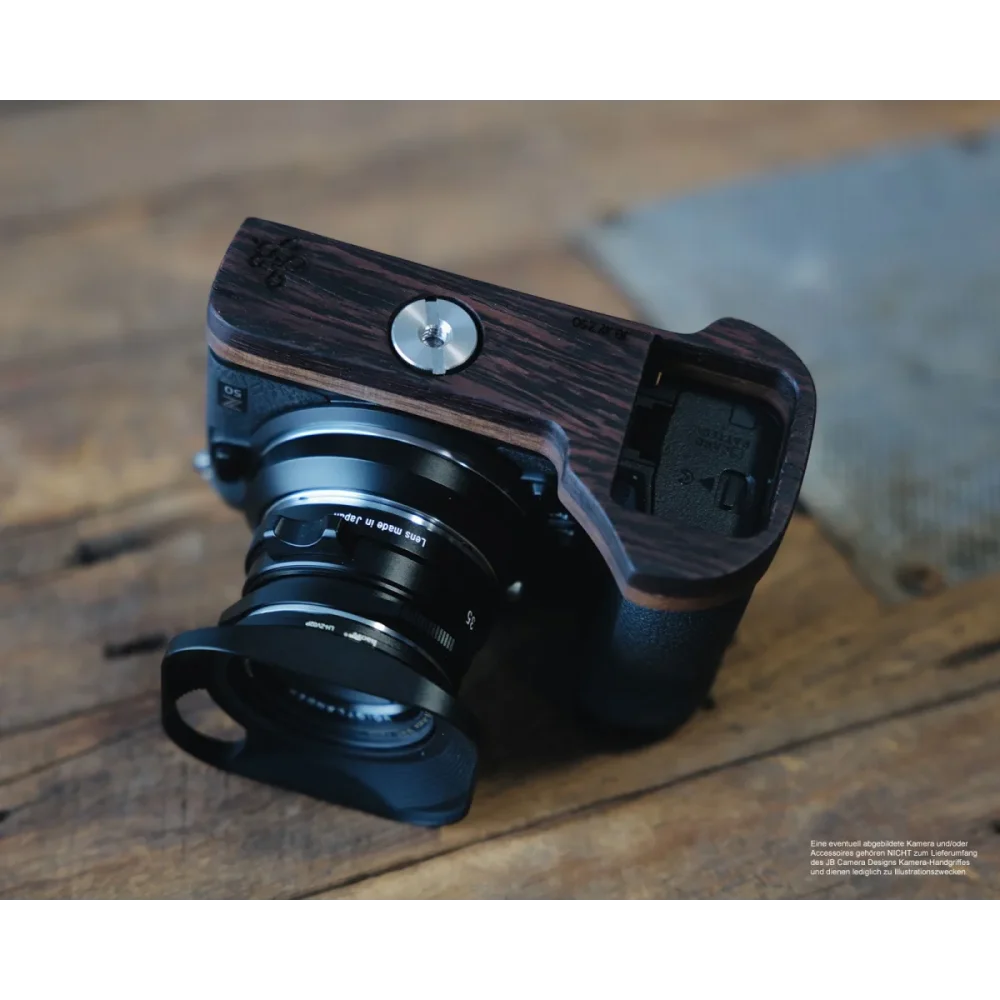 Kameragriffe | Dunkelbraun, Nikon, Wenge | J.b. Camera Designs Usa | Griffverlängerung Für Nikon Z50 Aus Wenge Edel Holz | Braun | Jb Camera