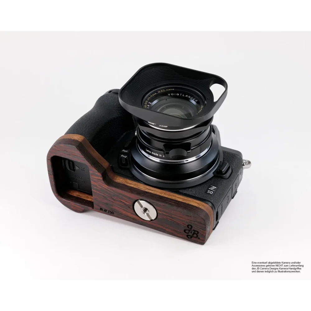 Kameragriffe | Dunkelbraun, Nikon, Wenge | J.b. Camera Designs Usa | Griffverlängerung Für Nikon Z50 Aus Wenge Edel Holz | Braun | Jb Camera