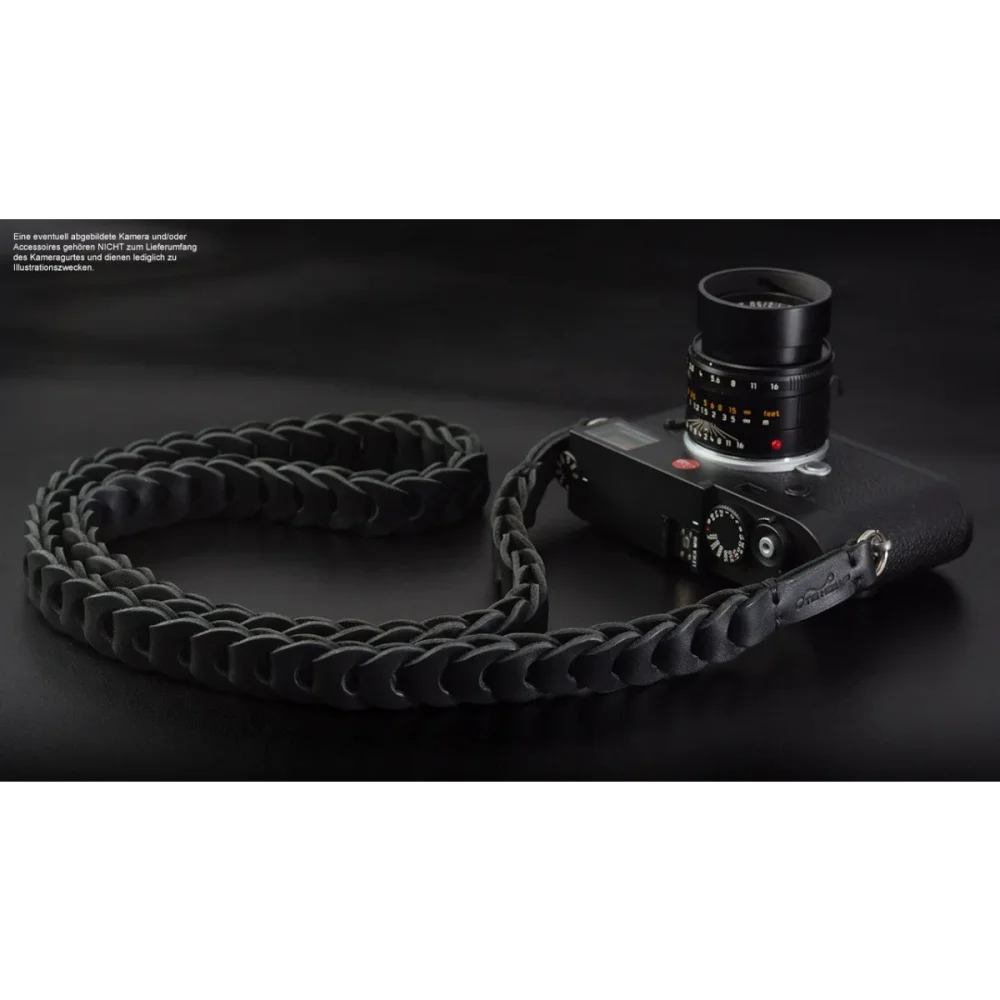 Kameragurte | Leder, Schwarz | Rock n Roll Camera Straps And Bags | Gurt Für Kamera Aus Leder | Schwarz | Rock n Roll Camera Straps |