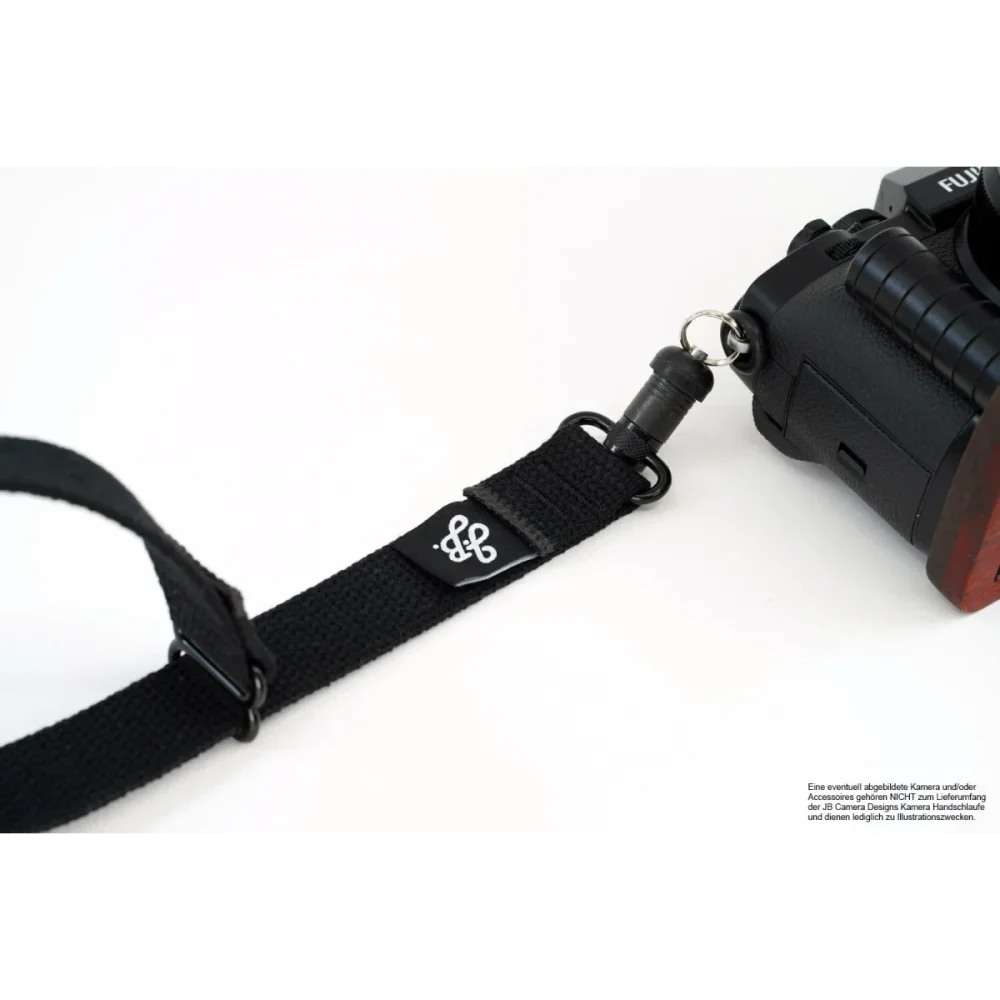 Handschlaufe | Canvas / Baumwolle, Schwarz | J.b. Camera Designs Usa | Handgelenkschlaufe Für Kameras | Schnellverschluss | Schwarz | Jb