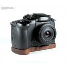 Kameragriffe | Dunkelbraun | J.B. Camera Designs USA | Handgriff Boden Platte für Panasonic Lumix DC-GH5 Kamera aus Walnuss Holz