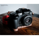 Kameragriffe | Dunkelbraun | J.b. Camera Designs Usa | Handgriff Boden Platte Für Panasonic Lumix Dc-gh5 Kamera Aus Walnuss Holz