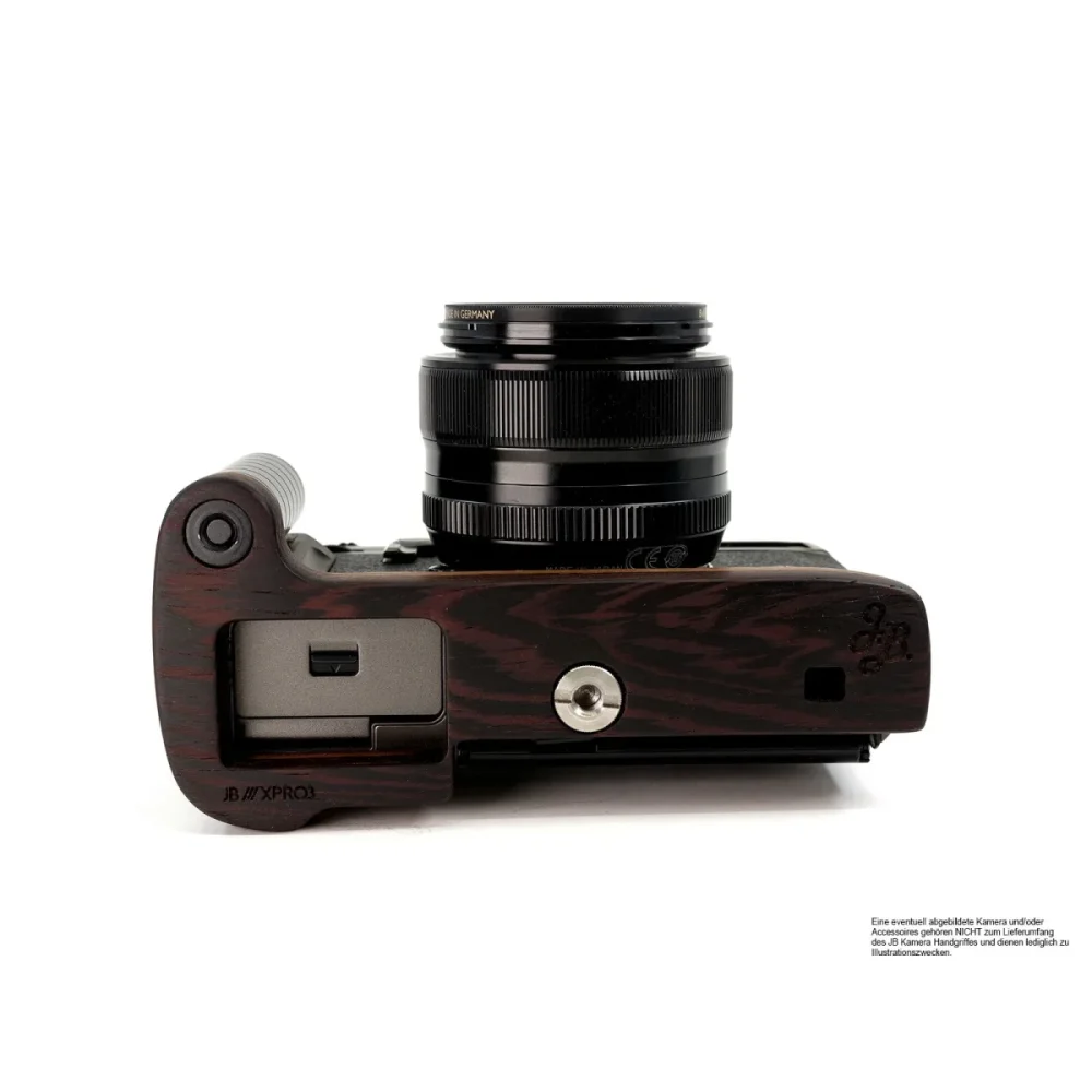 Kameragriffe | Dunkelbraun | J.b. Camera Designs Usa | Handgriff Für Fuji X-pro 3 Kamera Aus Edel Holz Von Jb Camera Designs Usa