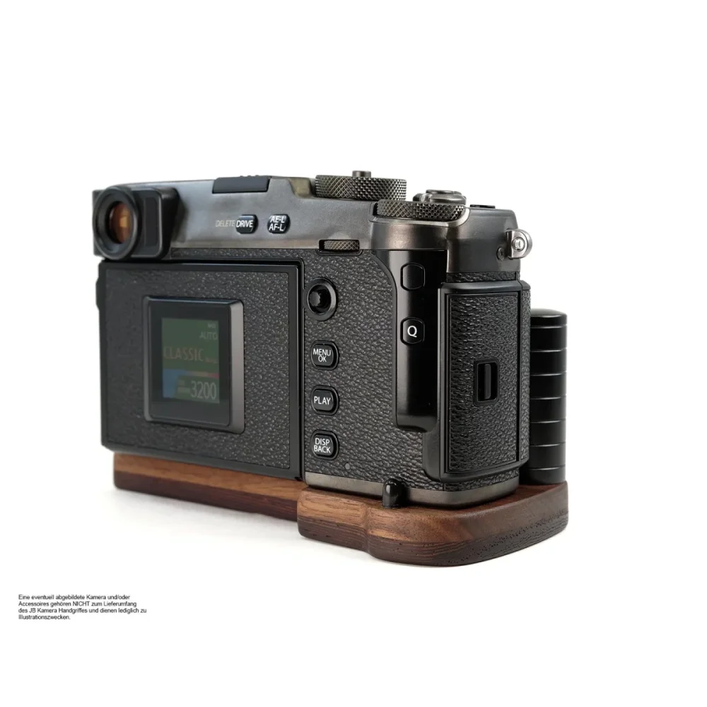 Handgrip for Fuji X-Pro 3 camera made of fine wood by JB Camera Designs USA  ➤ SIOLEX photo accessories – SIOLEX Fotozubehör