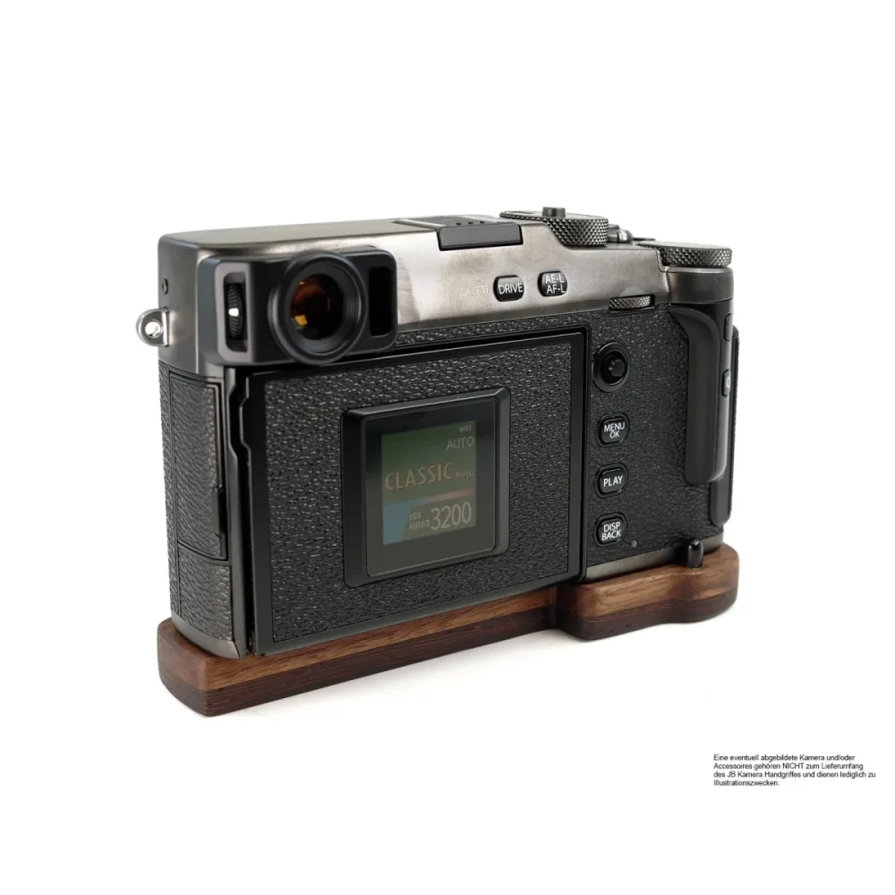 Kameragriffe | Dunkelbraun | J.b. Camera Designs Usa | Handgriff Für Fuji X-pro 3 Kamera Aus Edel Holz Von Jb Camera Designs Usa