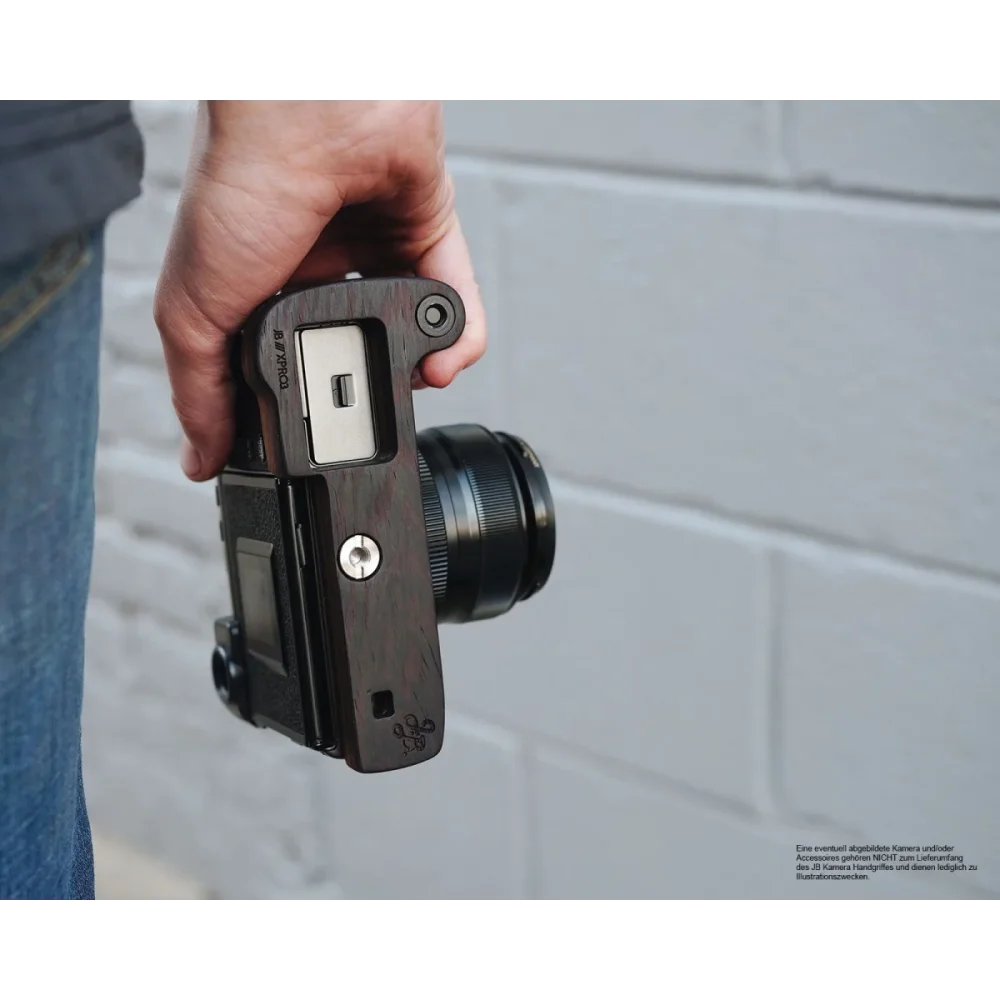 Kameragriffe | Dunkelbraun | J.b. Camera Designs Usa | Handgriff Für Fuji X-pro 3 Kamera Aus Edel Holz Von Jb Camera Designs Usa