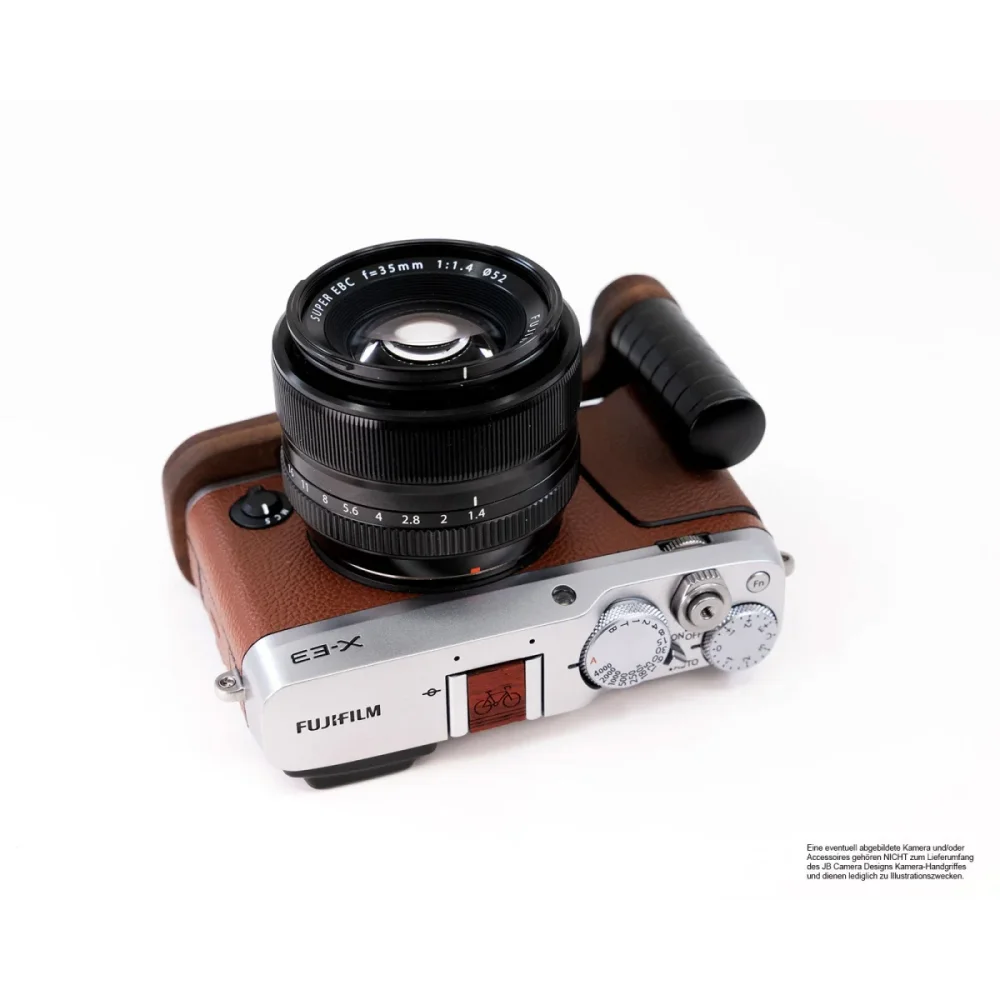 Kameragriffe | Dunkelbraun | J.b. Camera Designs Usa | Handgriff Für Fujifilm X-e3 Kamera | Wenge Und Nussbaum Holz | Jb Camera Designs