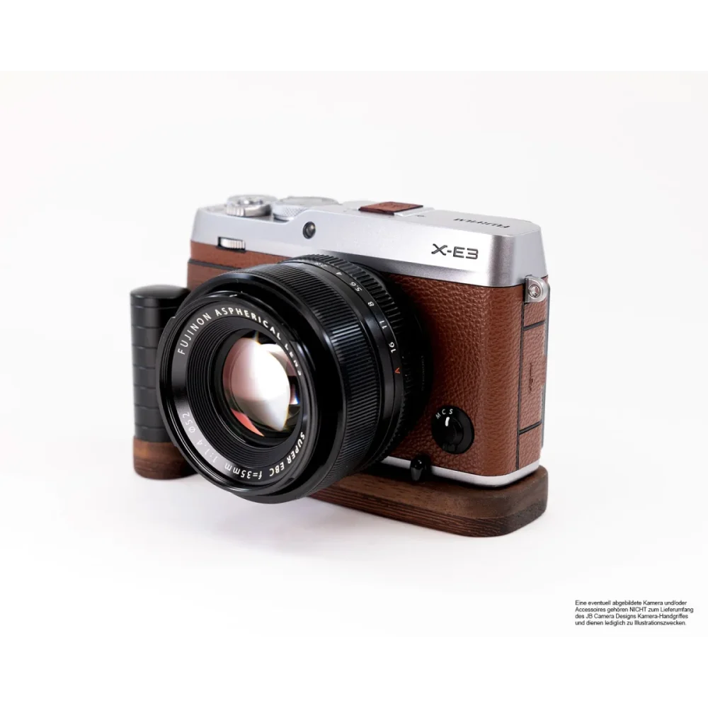 Kameragriffe | Dunkelbraun | J.b. Camera Designs Usa | Handgriff Für Fujifilm X-e3 Kamera | Wenge Und Nussbaum Holz | Jb Camera Designs