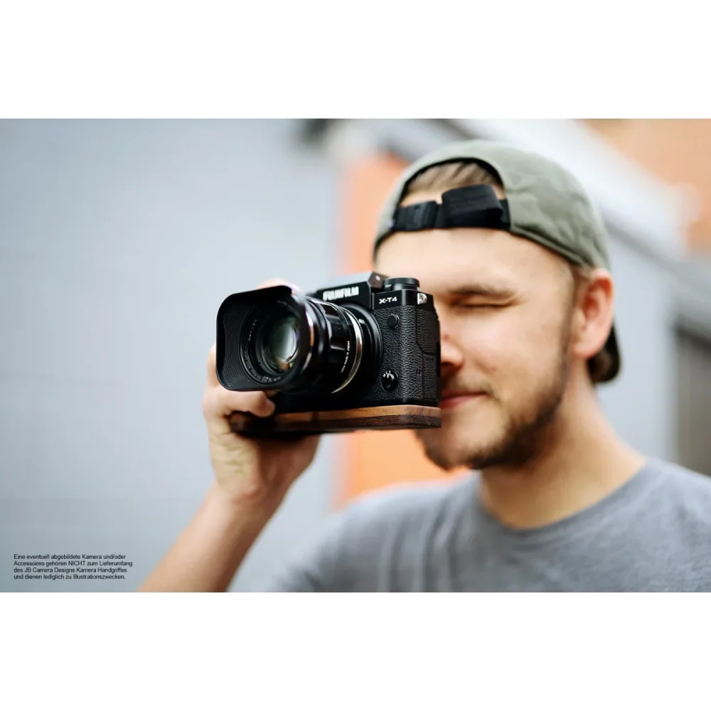 Kameragriffe | Dunkelbraun | J.b. Camera Designs Usa | Handgriff Für Fujifilm X-t4 Systemkamera Aus Wenge Holz | Jb Camera Designs Usa