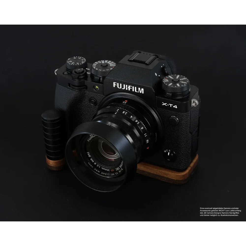 Kameragriffe | Dunkelbraun | J.b. Camera Designs Usa | Handgriff Für Fujifilm X-t4 Systemkamera Aus Wenge Holz | Jb Camera Designs Usa