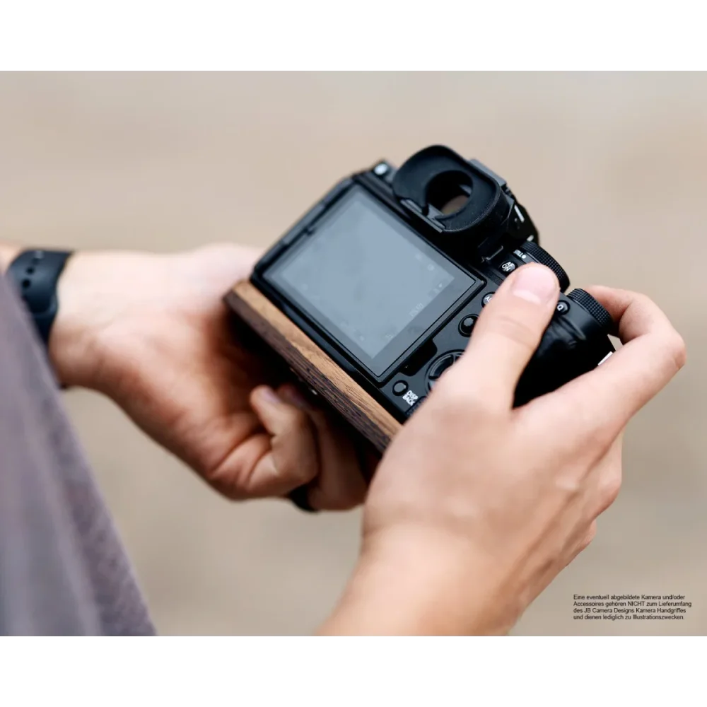 Kameragriffe | Dunkelbraun | J.b. Camera Designs Usa | Handgriff Für Fujifilm X-t4 Systemkamera Aus Wenge Holz | Jb Camera Designs Usa