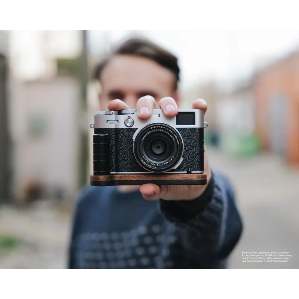Kameragriffe | Dunkelbraun | J.b. Camera Designs Usa | Handgriff Für Fujifilm X100v Aus Wenge Holz Von Jb Camera Designs | Dunkelbraun