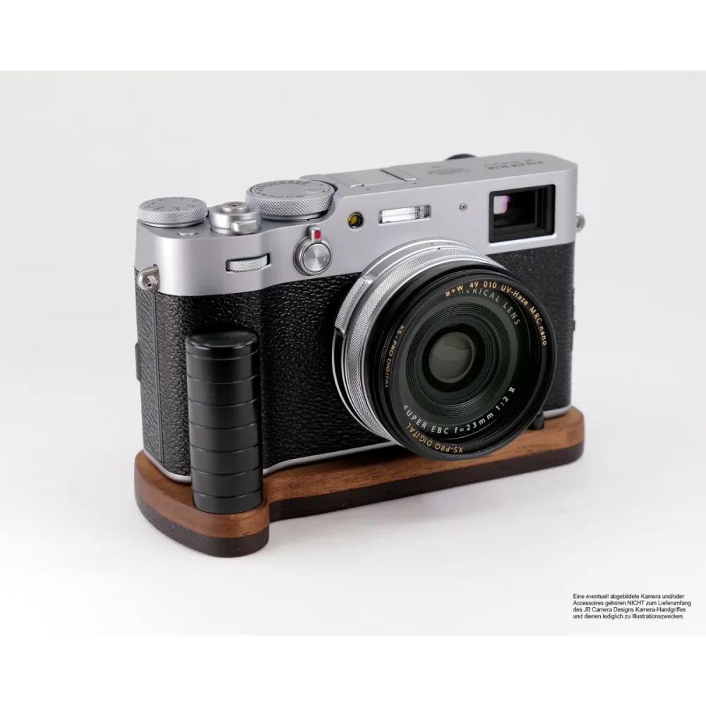 Kameragriffe | Dunkelbraun | J.b. Camera Designs Usa | Handgriff Für Fujifilm X100v Aus Wenge Holz Von Jb Camera Designs | Dunkelbraun