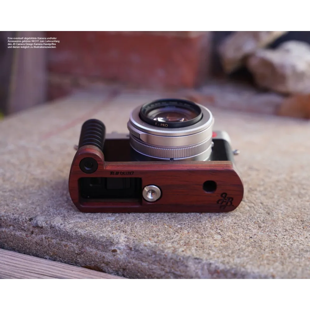 Kameragriffe | Rot-braun | J.b. Camera Designs Usa | Handgriff Für Leica D-lux 7 Und Leica D-lux Typ 109 Aus Holz | Jb Camera Designs