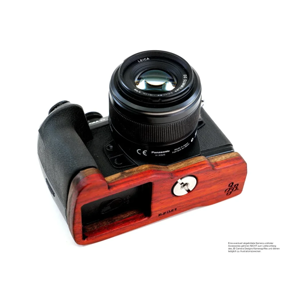 Kameragriffe | Olympus, Padouk, Rot-braun | J.b. Camera Designs Usa | Handgriff Für Olympus Om-d E-m1 Mark Ii Aus Edel Holz Von Jb Camera
