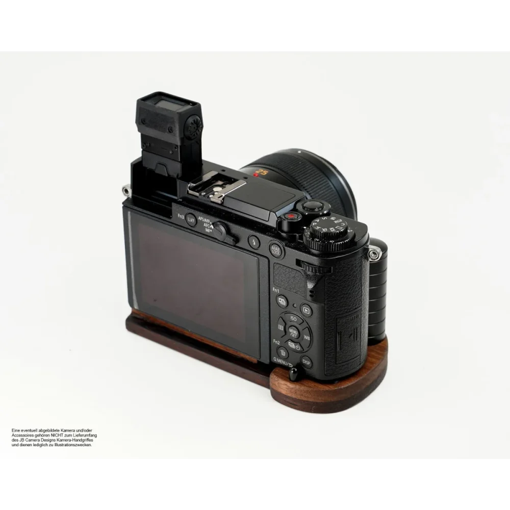 Kameragriffe | Dunkelbraun | J.b. Camera Designs Usa | Handgriff Für Panasonic Gx9 Aus Holz Von Jb Camera Designs | Dunkelbraun Braun